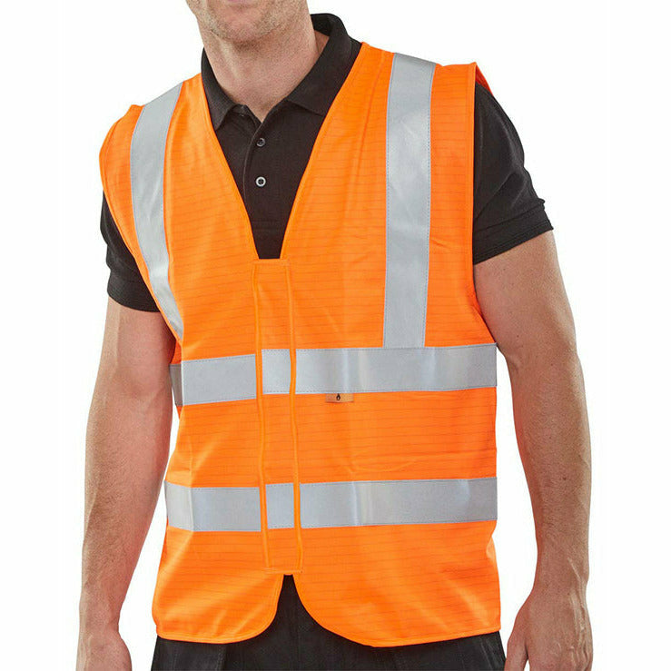 Fire Retardant Hi-Vis Waistcoat