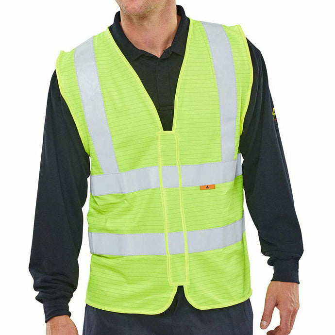 Fire Retardant Hi-Vis Waistcoat