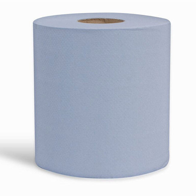 Embossed Centrefeed 2Ply Blue 150M (6)