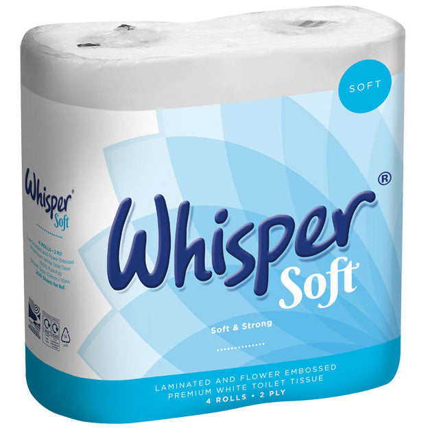 Whisper Soft Luxury Toilet Roll 2Ply (40)