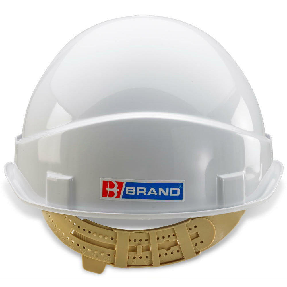 B-Brand Vented S/Helmet White