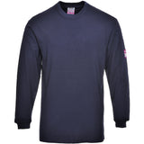 Portwest Flame Resistant Anti-Static Long Sleeve T-Shirt