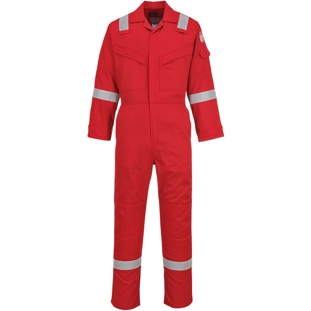 Portwest Flame Resistant Super Light Weight Anti-Static Coverall 210g