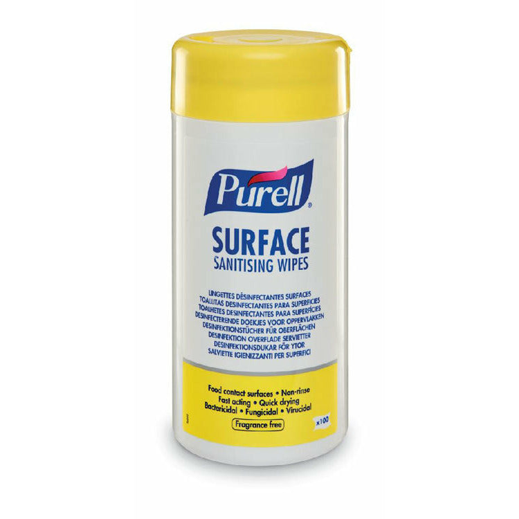 Purell Surface Sanitising Wipes (Tub) Case/12