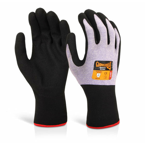 Glovezilla Nitrile Foam Nylon Glove