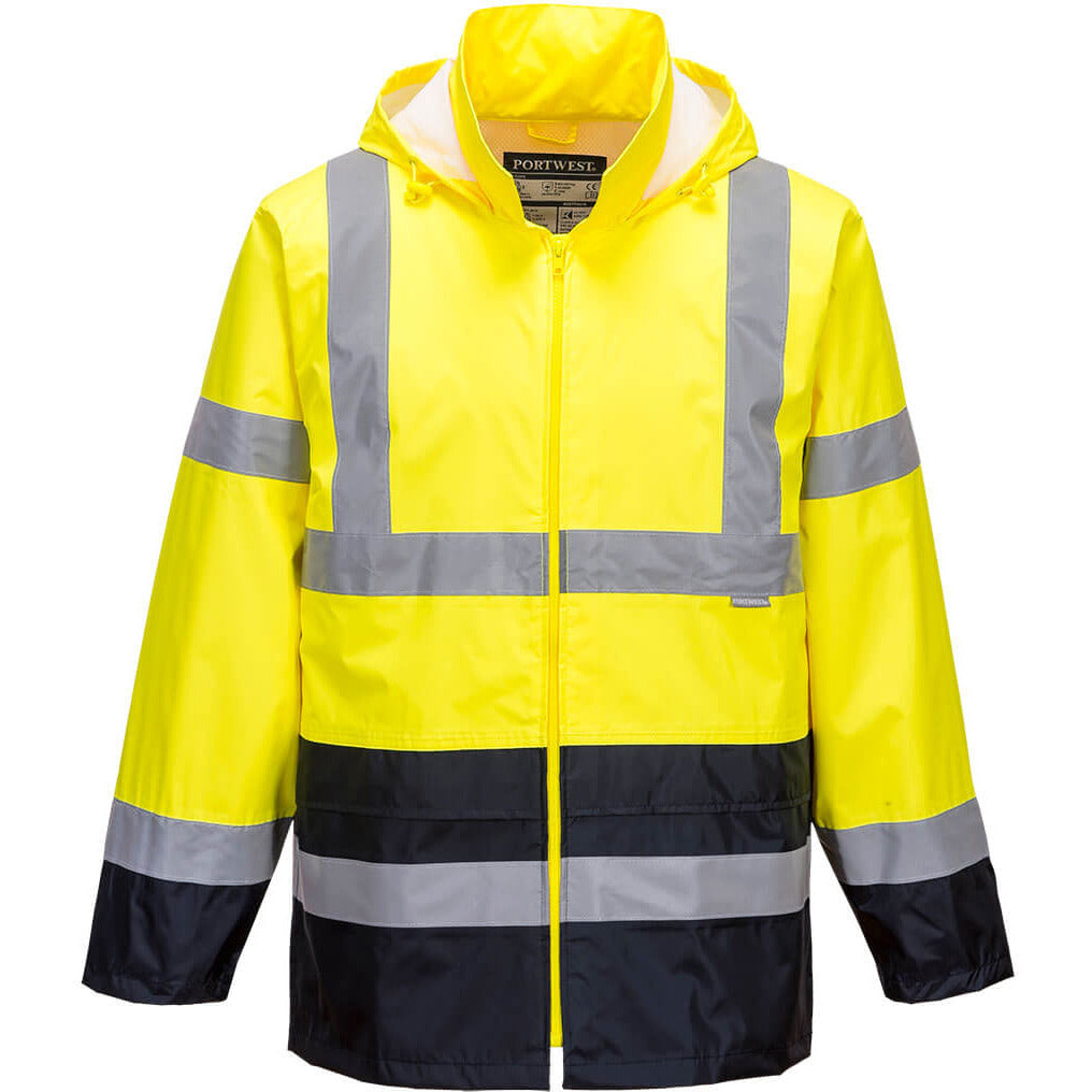 Portwest Hi-Vis Classic Contrast Rain Jacket