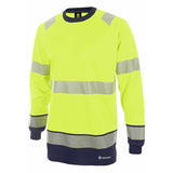 Hivis Two Tone Long Sleeve T Shirt