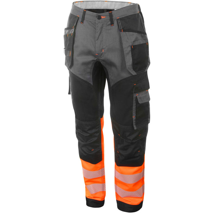 Hivis Two Tone Trousers Or/Blk 36S Ttt