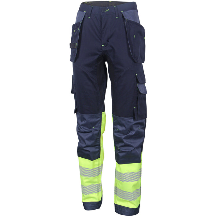 Hivis Two Tone Trousers Sat Yell/Nvy 34S Ttt