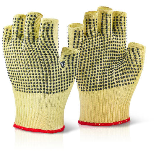 Reinforced Fingerless Dotted Glove