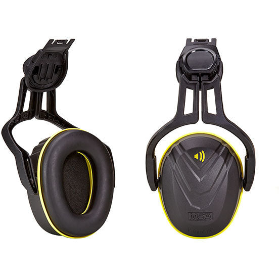 V-Gard Helmet Mounted Ear Defender Yellow Medium