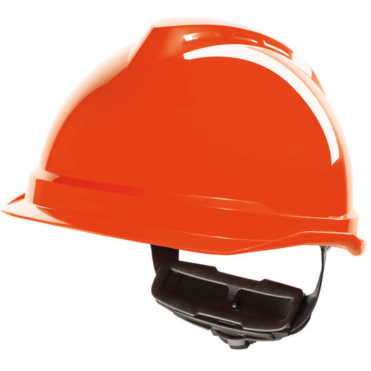 V-Gard 520 Peakless Safety Helmet Hi Vis Orange