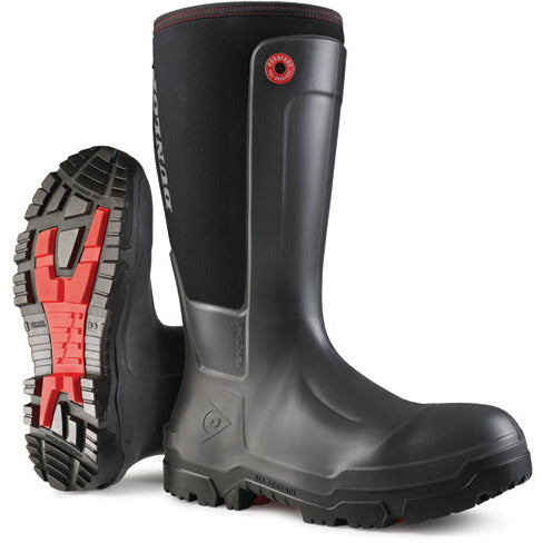 Snugboot Workpro Full Safety Black Sz 10