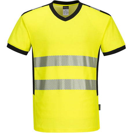 Portwest PW3 Hi-Vis V-Neck T-Shirt