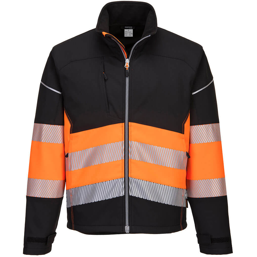 Portwest PW3 Hi-Vis Class 1 Softshell Jacket (3L)