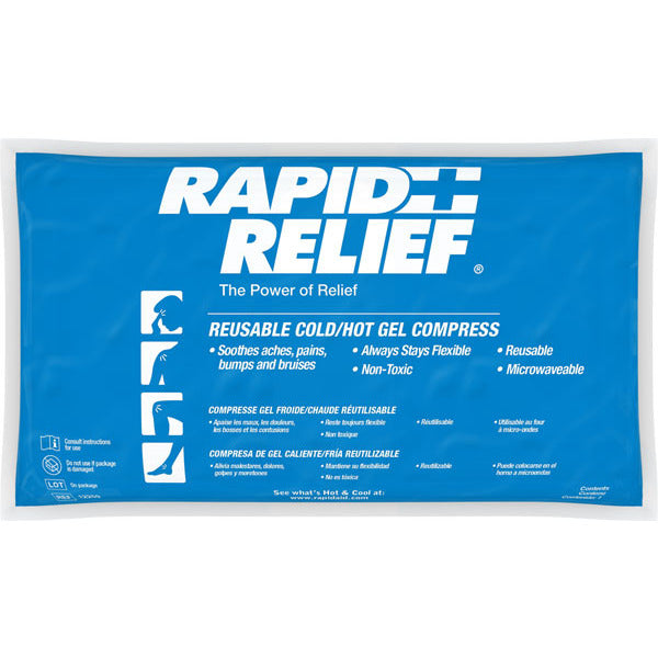 Reusable Hot/Cold Gel Compress C/W Contour Gel 5"X 9"