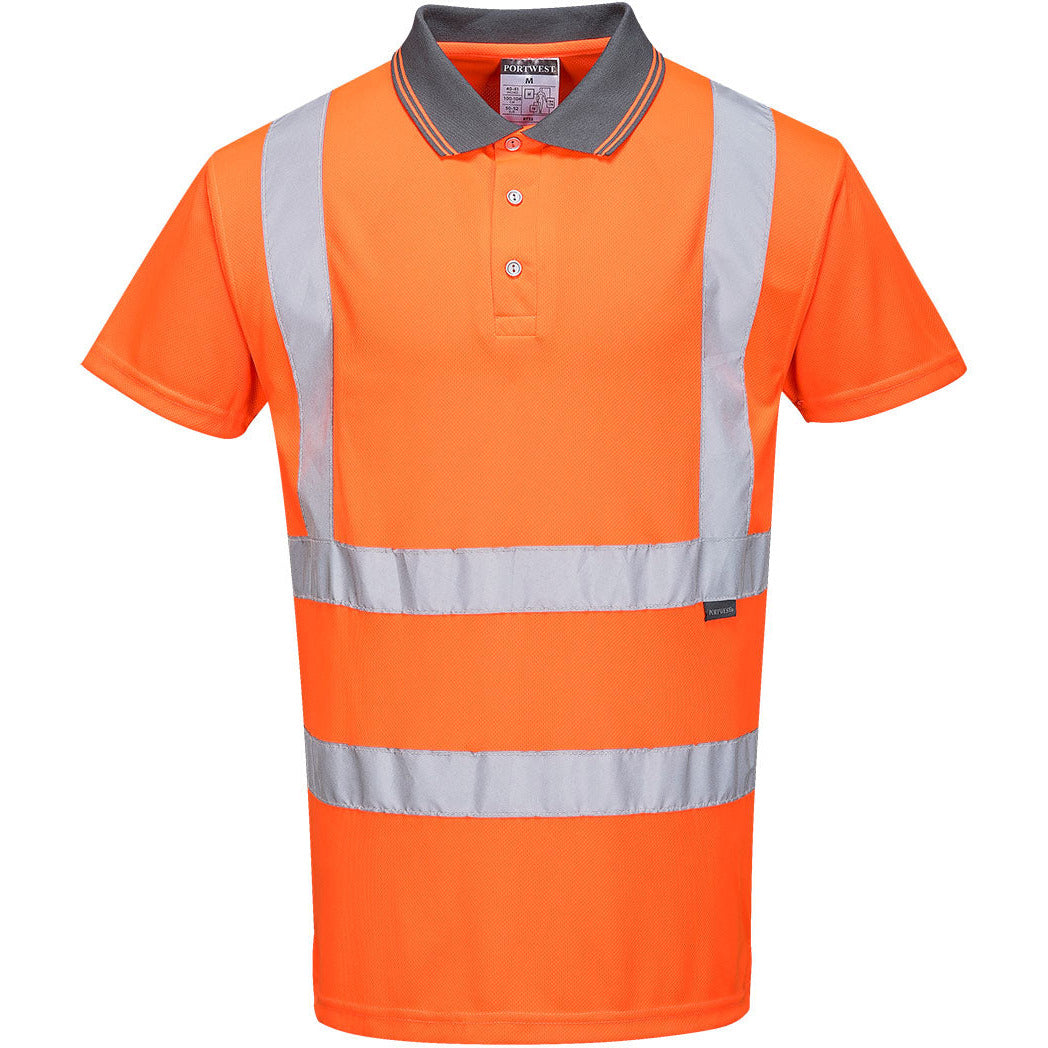 Portwest Hi-Vis Short Sleeved Polo RIS