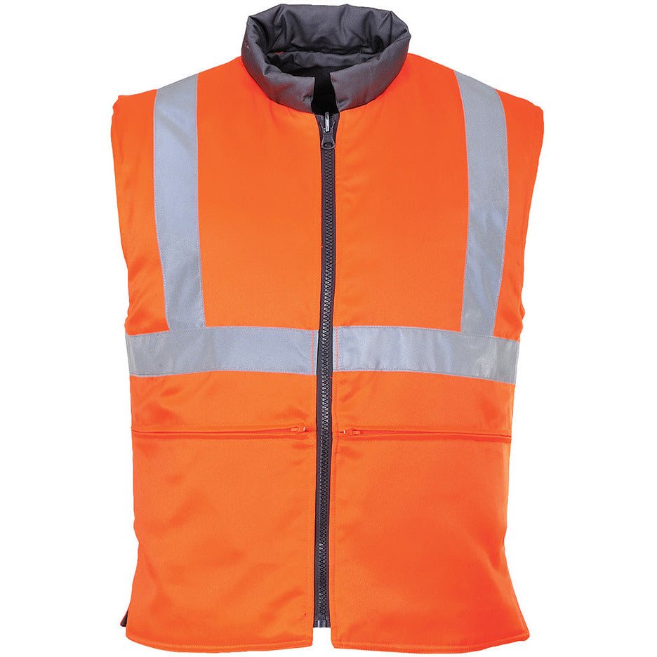 Portwest Hi-Vis Reversible Bodywarmer RIS