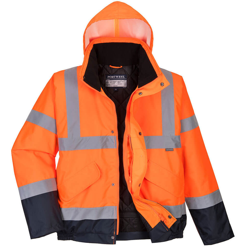 Portwest Hi-Vis Two Tone Bomber Jacket