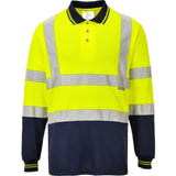 Portwest Two-Tone Long Sleeved Polo