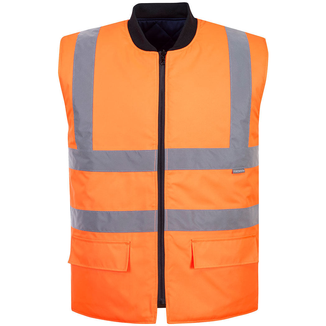 Portwest Hi-Vis Reversible Bodywarmer