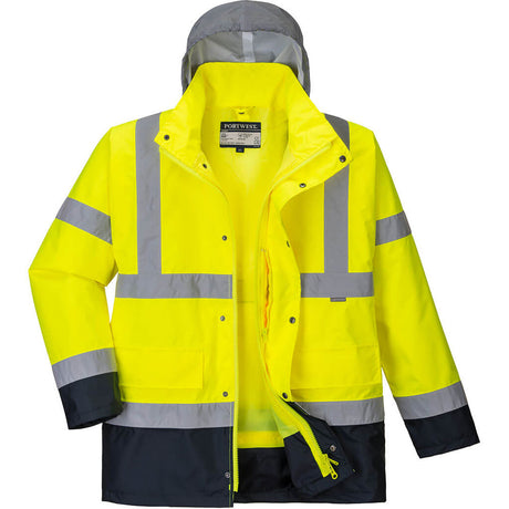 Portwest Hi-Vis 4-in-1 Contrast Traffic Jacket