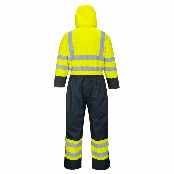 Portwest S485 - Hi-Vis Contrast Coverall - Lined