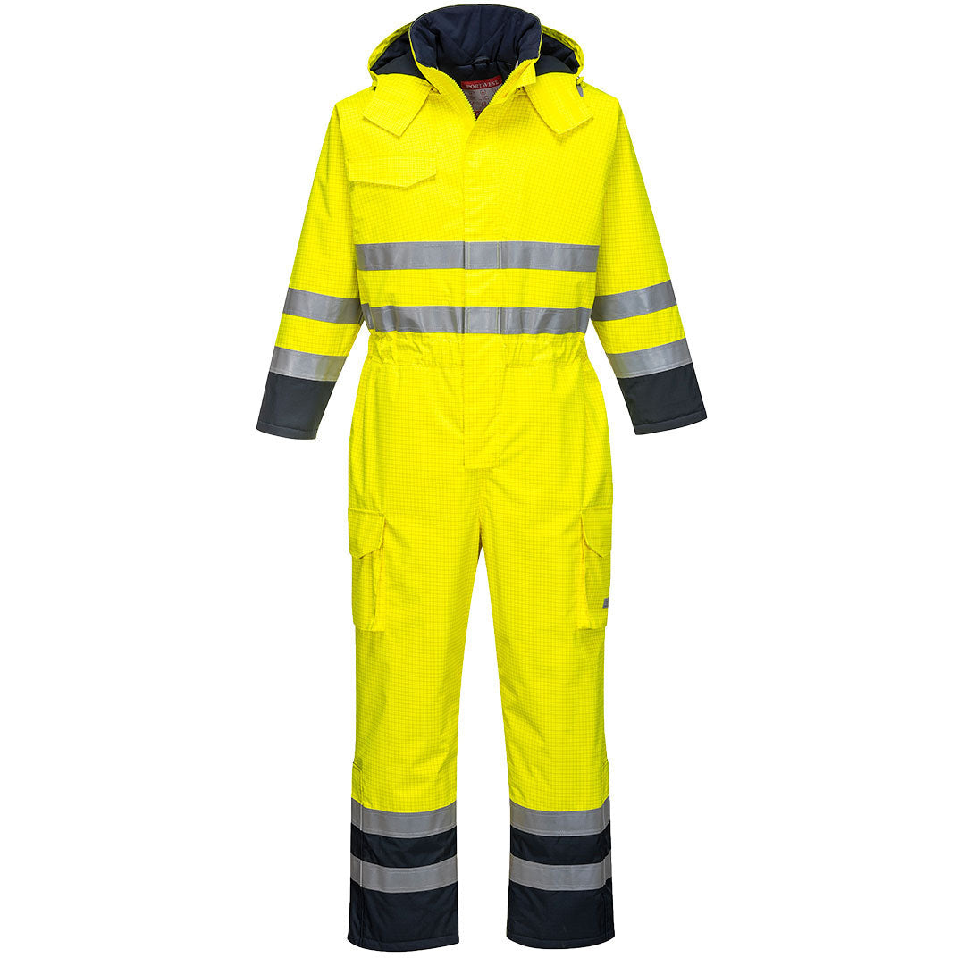 Portwest Bizflame Rain Hi-Vis Multi Coverall