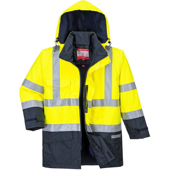 Portwest Bizflame Rain Hi-Vis Multi-Protection Jacket