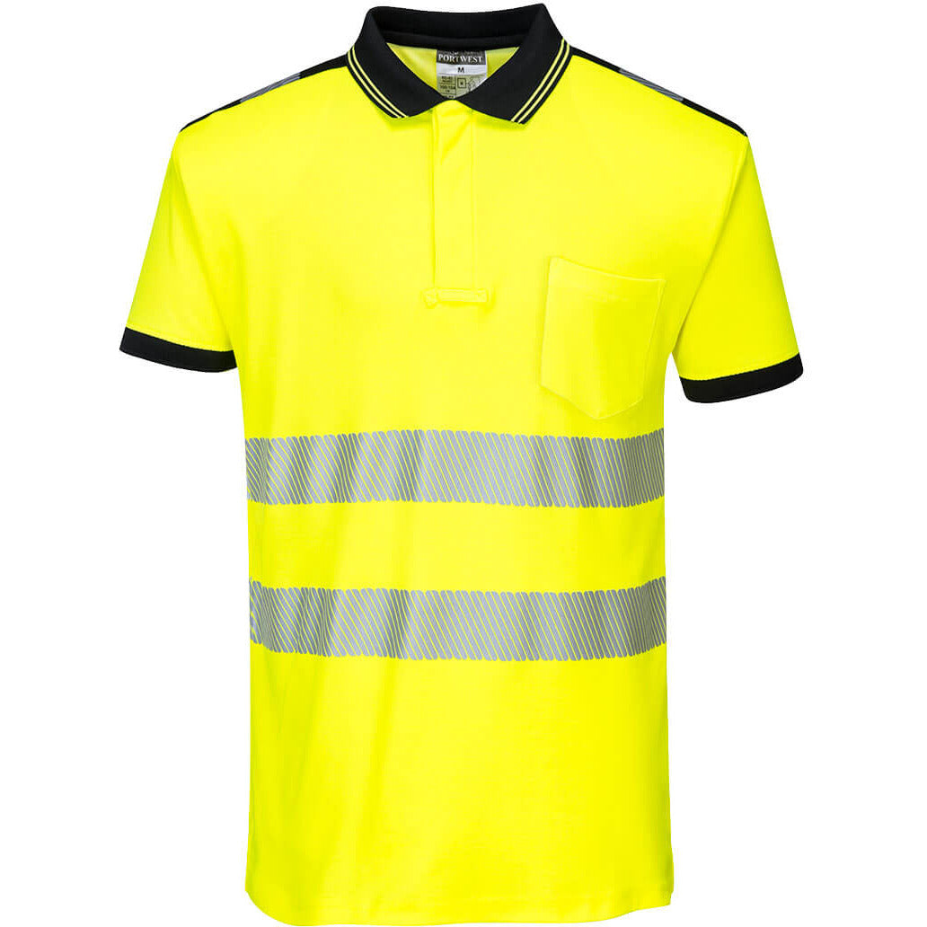 Portwest PW3 Hi-Vis Polo Shirt S/S