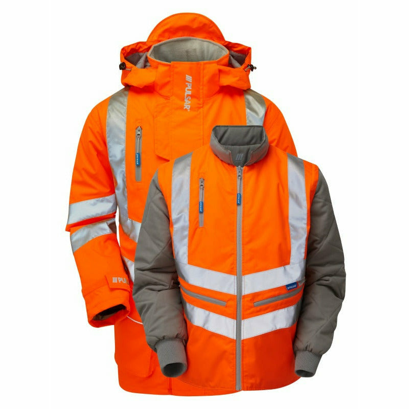 Pulsar® Rail Spec 7-In-1 Storm Coat C/W Interactive Body Warmer